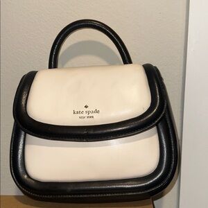 Kate Spade Elegant Black and White Satchel